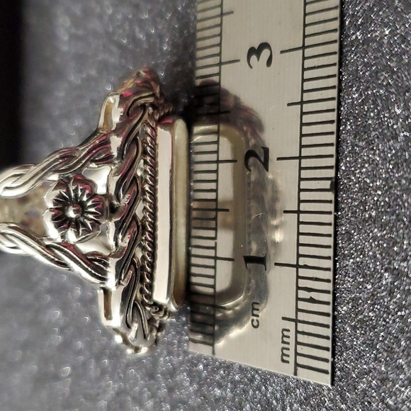 Sterling Silver 925 Illusion Setting Ring - Picture 4 of 7